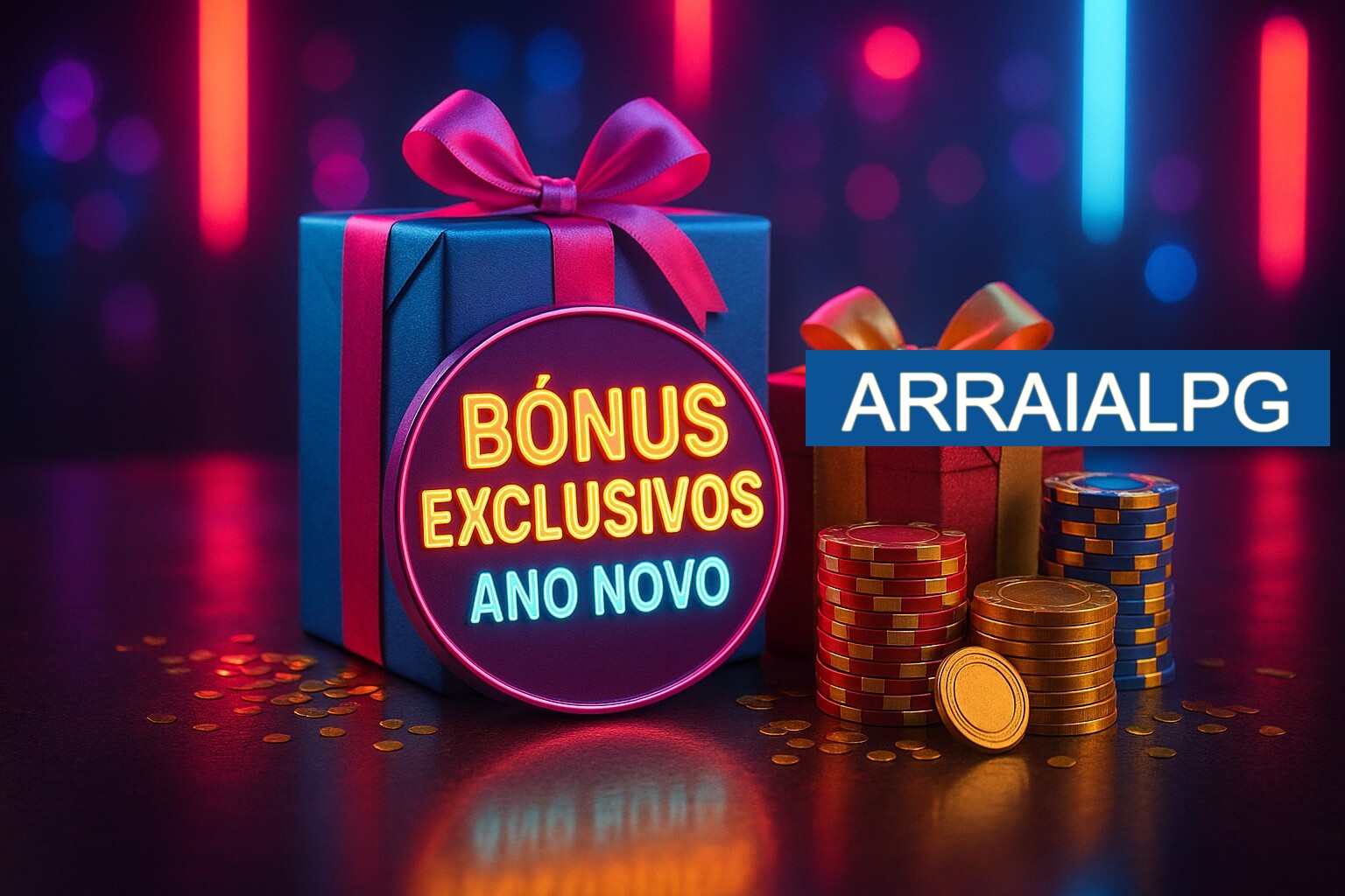 Promoções de Ano Novo no ARRAIALPG